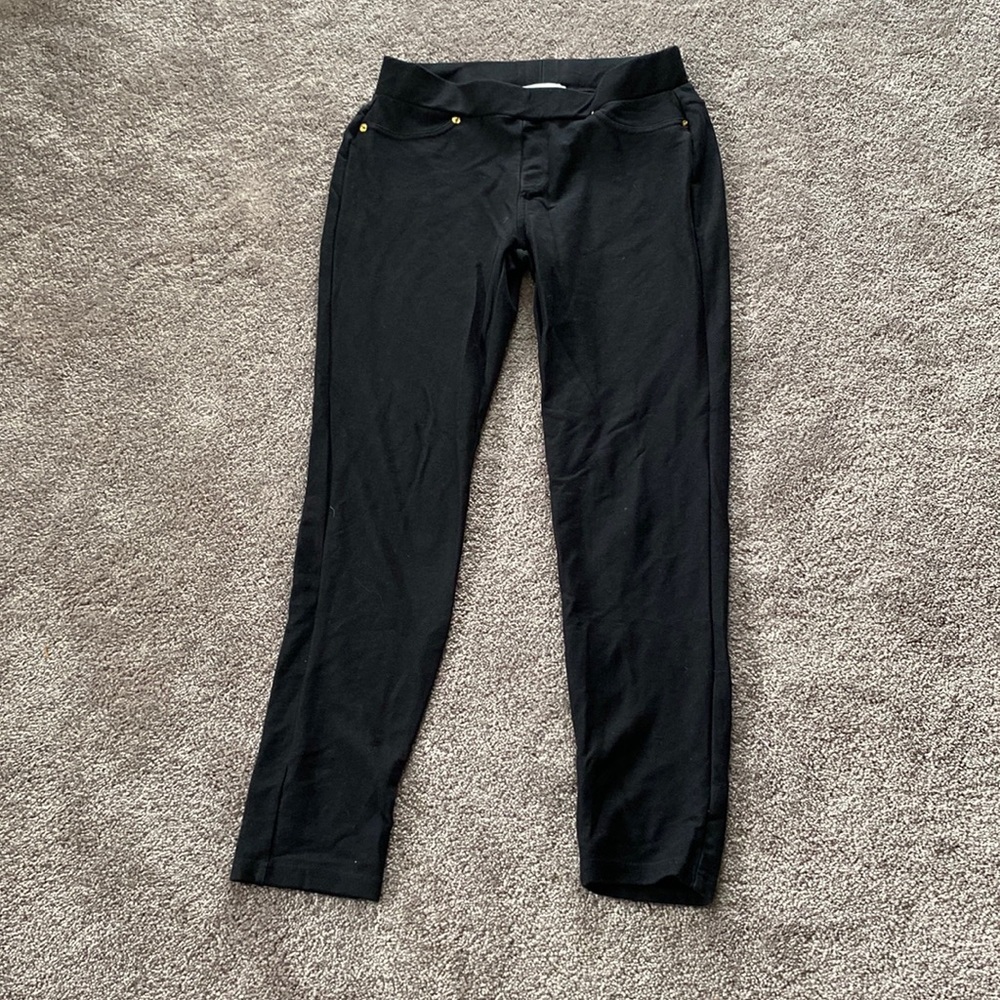 Michael Kors Black Jeggings Skinny Stretch Pants Casual Chic SIZE M